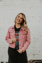 Load image into Gallery viewer, Hot for Pink Jean Jacket
