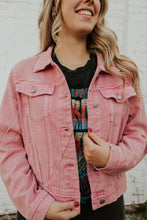 Load image into Gallery viewer, Hot for Pink Jean Jacket
