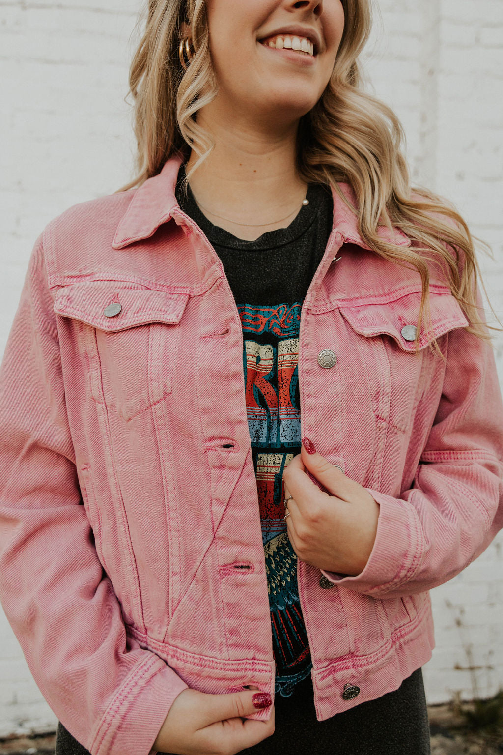 Hot for Pink Jean Jacket