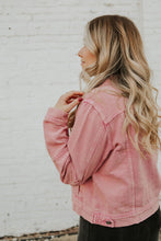 Load image into Gallery viewer, Hot for Pink Jean Jacket
