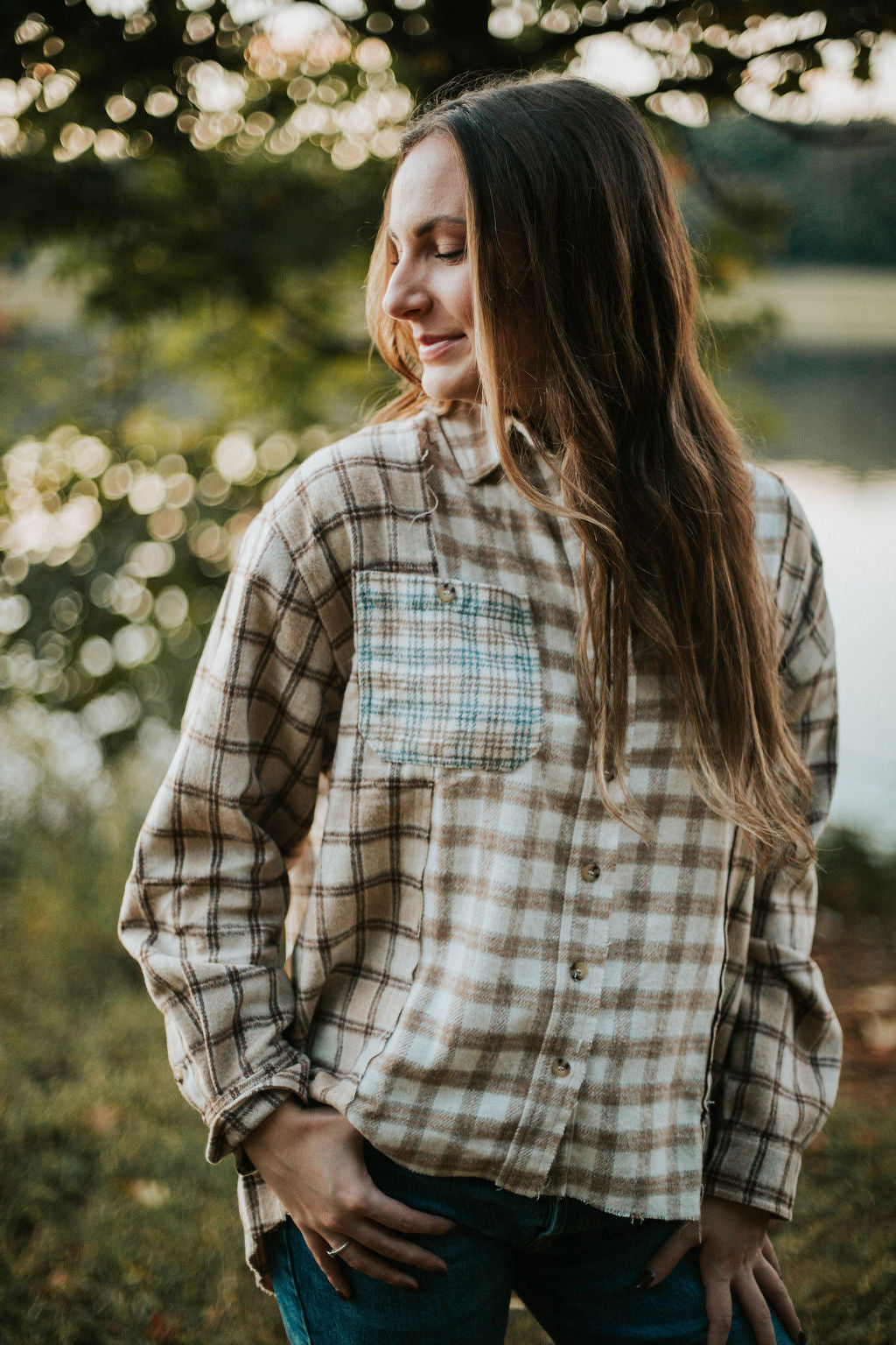 Jessica Patchwork Flannel