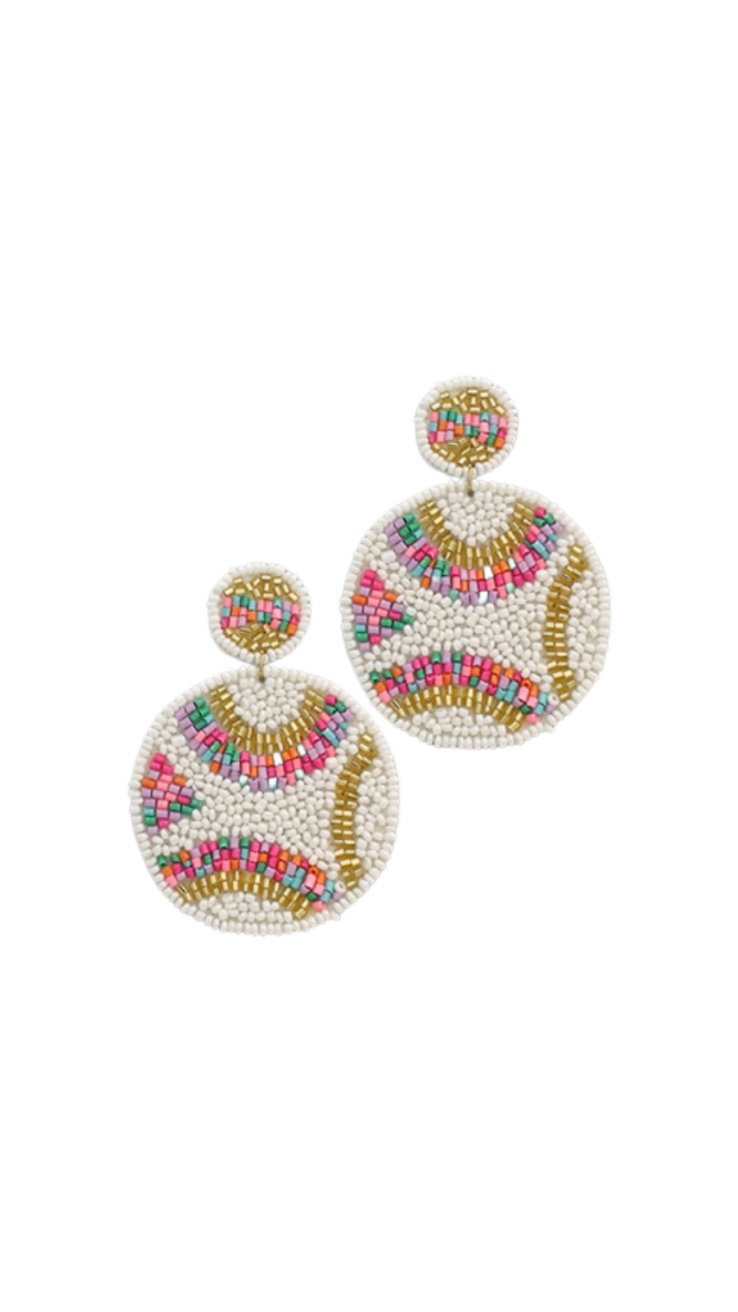 Spring Time Beaded Earring